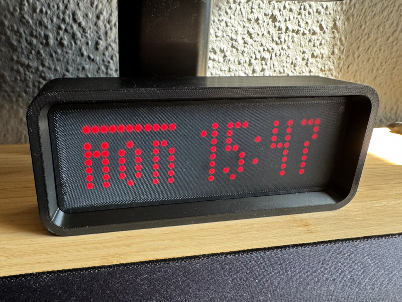 ESPTimeCast build by Achduka