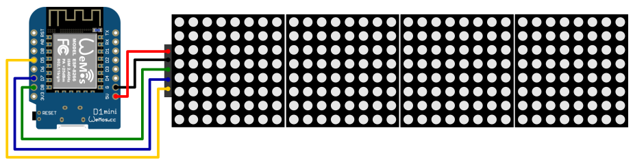 ESPTimeCast Wiring Diagram