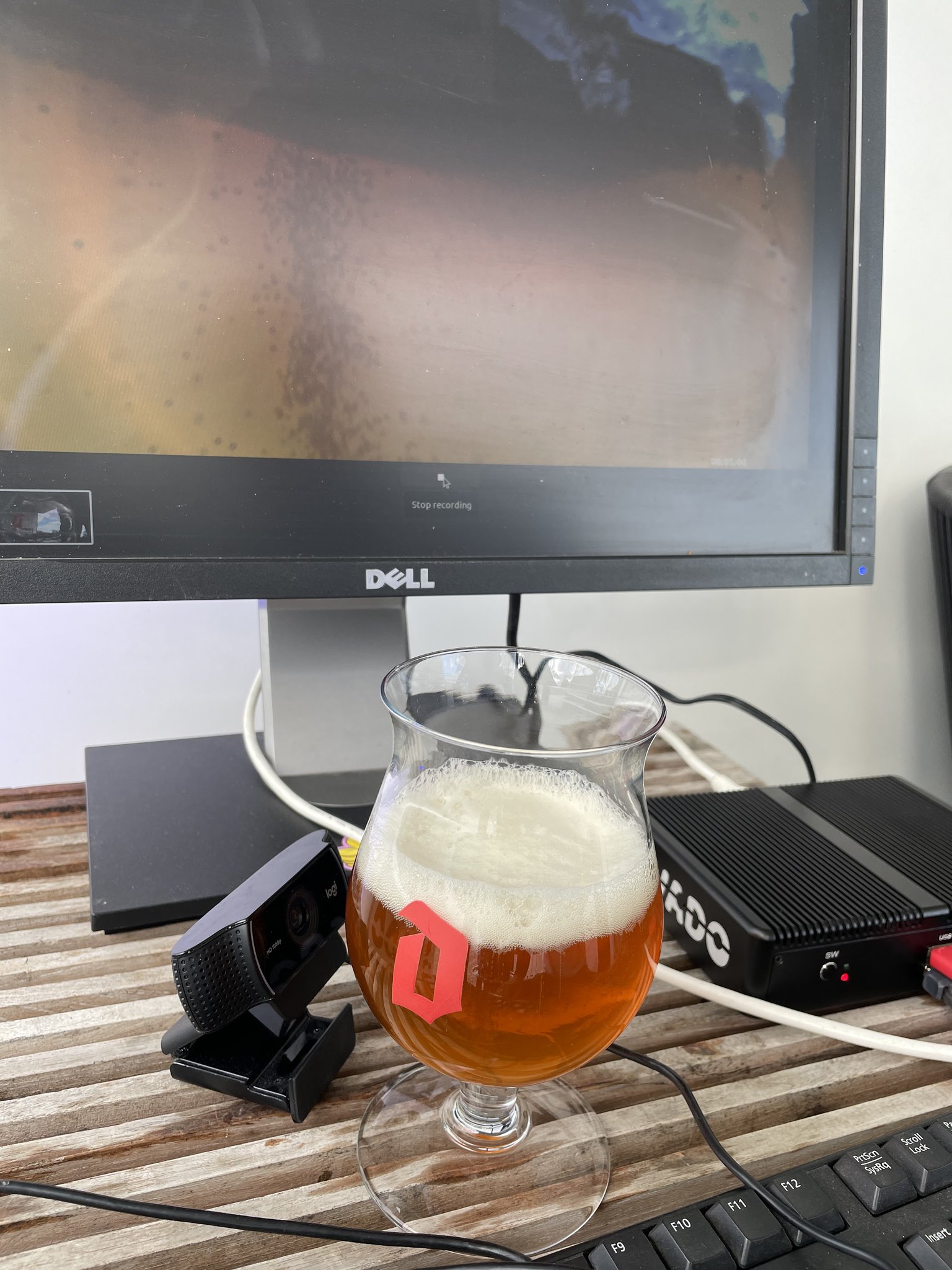 Recording the bubbles