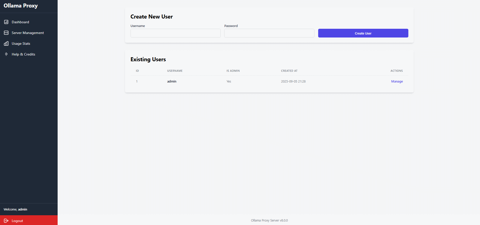 User Management Dashboard