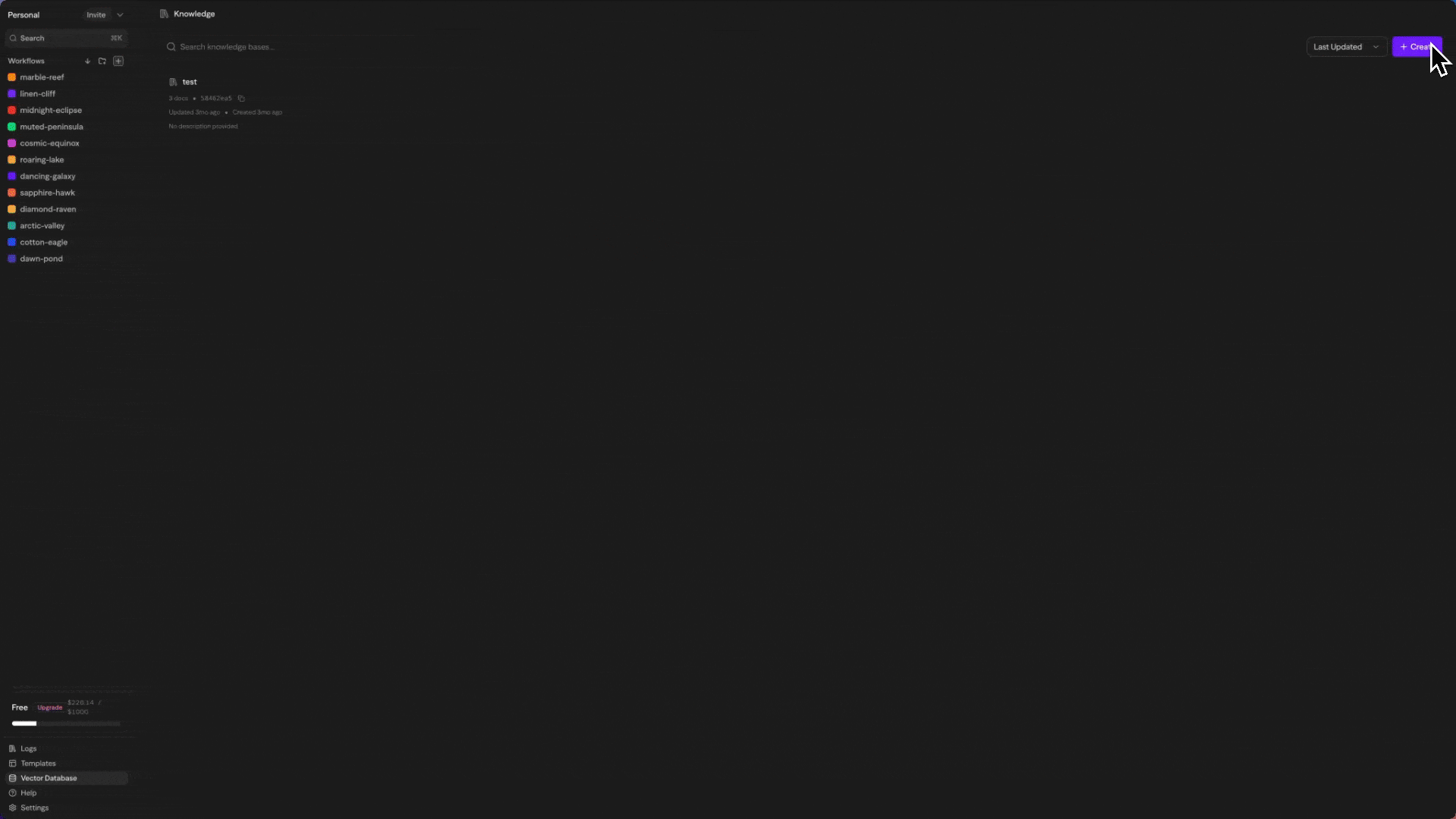 Knowledge Uploads and Retrieval Demo